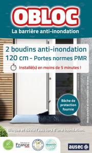 Boudins anti-inondation 120 cm OBLOC® - Devis sur Techni-Contact.com - 1