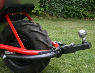 Boule d'attelage pour brouette