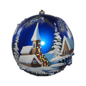 Boule de Noël faite main sapins - Devis sur Techni-Contact.com - 1