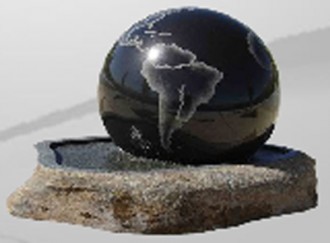 Boule fontaine en granite - Devis sur Techni-Contact.com - 1