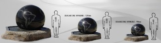 Boule fontaine en granite - Devis sur Techni-Contact.com - 2