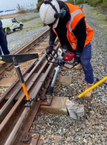 Bourroir portatif pour chantier ferroviaire - Devis sur Techni-Contact.com - 1