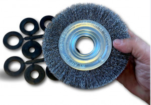 Brosse circulaire 2 rangs avec alésage - Devis sur Techni-Contact.com - 3