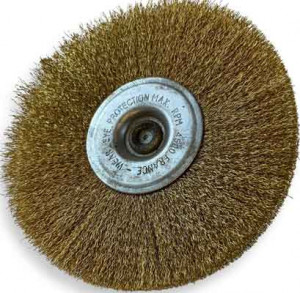 Brosse circulaire sur tige 3 rangs Laiton - Devis sur Techni-Contact.com - 4