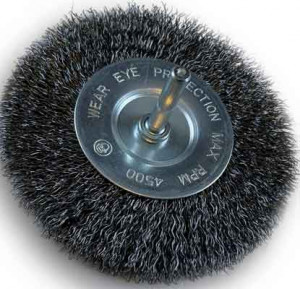 Brosse circulaire sur tige acier 1 rang - Devis sur Techni-Contact.com - 5