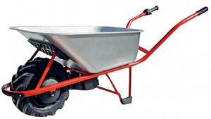 Brouette électrique PRO avec bac acier 100 litres - Devis sur Techni-Contact.com - 1