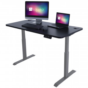 Bureau assis debout 2 moteurs avec plateau - Devis sur Techni-Contact.com - 1