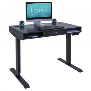 Bureau assis debout mono-moteur avec tiroir SPACE LIFT 110x60cm - Devis sur Techni-Contact.com - 1