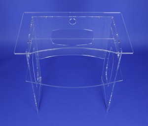 Bureau d'ordinateur en plexiglass - Devis sur Techni-Contact.com - 3