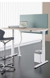 Bureau ergonomique réglable par commande électrique - Devis sur Techni-Contact.com - 1