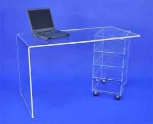 Bureau plexiglas 4 tiroirs - Devis sur Techni-Contact.com - 2