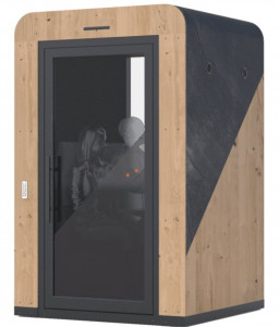 Cabine acoustique connectée 2 places " Made In France et éco-conçue" - Devis sur Techni-Contact.com - 1