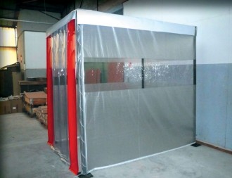 Cabine d'atelier souple modulaire - Devis sur Techni-Contact.com - 1