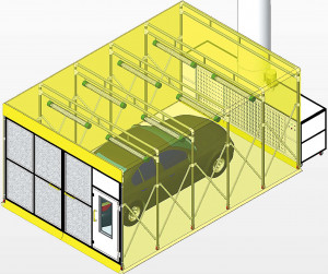 Cabine de peinture mobile versatile - Devis sur Techni-Contact.com - 1