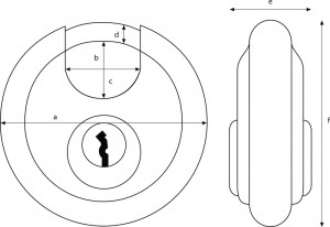 Cadenas circulaire haute sécurité inox double verrouillage - Devis sur Techni-Contact.com - 5