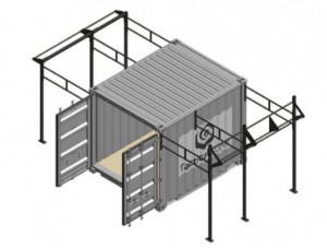 Cage container crossfit gym 2 Rigs outdoor - Devis sur Techni-Contact.com - 1