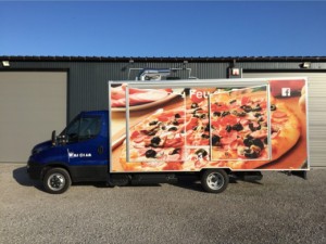 Camion Pizzeria Iveco daily avec four à sole rotative  - Devis sur Techni-Contact.com - 1