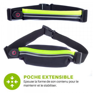 Ceinture de running lumineuse - Devis sur Techni-Contact.com - 2