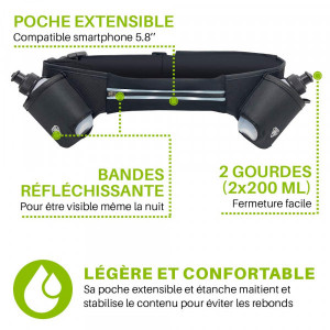  Ceinture running avec gourdes - Devis sur Techni-Contact.com - 2