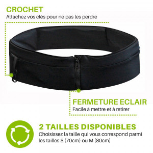 Ceinture running en tissu - Devis sur Techni-Contact.com - 2