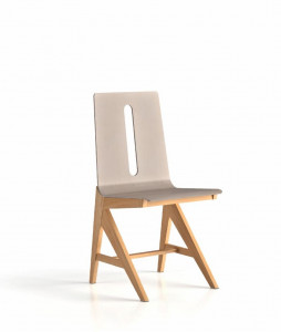 Chaise cantine en bois avec appui sur table - Devis sur Techni-Contact.com - 1