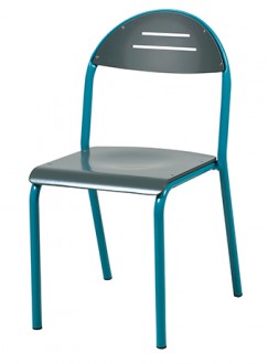 Chaise cantine maternelle 4 pieds - Devis sur Techni-Contact.com - 1