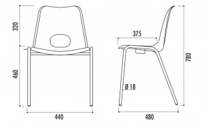 Chaise coque ajourée - Devis sur Techni-Contact.com - 3