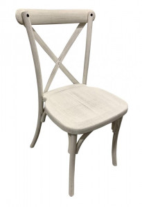 Chaise dos croisé champêtre en polypropylène - Devis sur Techni-Contact.com - 1