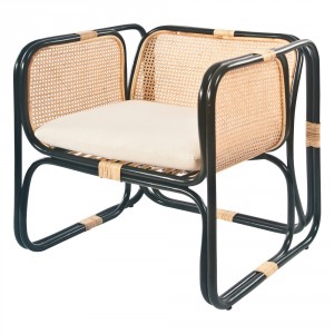 Chaise en rotin avec coussin - Devis sur Techni-Contact.com - 1