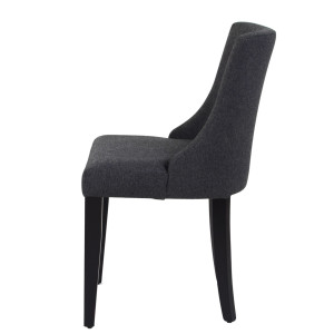 Chaise en tissu noir - Devis sur Techni-Contact.com - 3