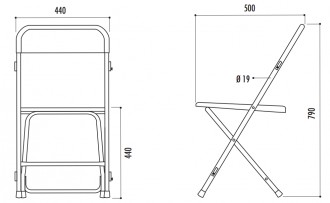 Chaise pliante assemblable - Devis sur Techni-Contact.com - 2