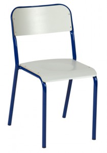 Chaise scolaire à piétement métallique - Devis sur Techni-Contact.com - 1