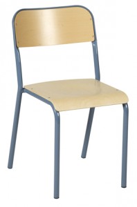 Chaise scolaire à piétement métallique - Devis sur Techni-Contact.com - 2