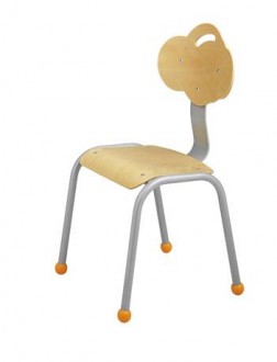 Chaise scolaire avec lame métallique - Devis sur Techni-Contact.com - 3