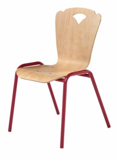 Chaise scolaire en hêtre - Devis sur Techni-Contact.com - 1