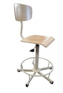 Chaise scolaire de laboratoire réglable par vérin à gaz - Devis sur Techni-Contact.com - 1