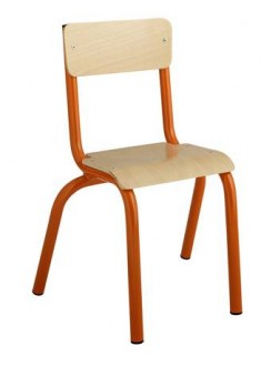 Chaise scolaire structure monobloc T1 à T4 - Devis sur Techni-Contact.com - 1