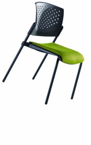 Chaise visiteur garnie en tissu - Devis sur Techni-Contact.com - 2