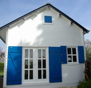 Chalet mezzanine classique en bois 