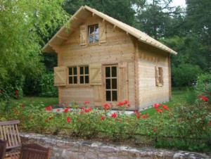 Chalet mezzanine classique en bois 