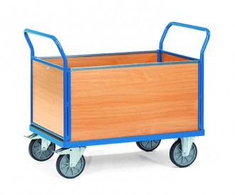 Chariot à 4 ridelles en bois - Devis sur Techni-Contact.com - 1