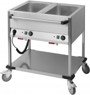 Chariot bain marie horizontal - Devis sur Techni-Contact.com - 1