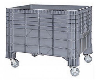 Chariot caisse plastique 285 litres - Devis sur Techni-Contact.com - 1