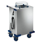 Chariot chauffant en inox distributeur 120 assiettes - Devis sur Techni-Contact.com - 1