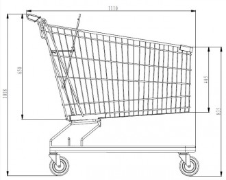 Chariot de course en fil - Devis sur Techni-Contact.com - 3