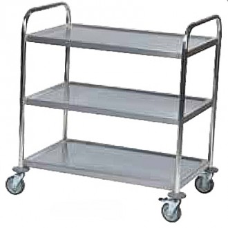 Chariot de service inox 100 Kg - Devis sur Techni-Contact.com - 2