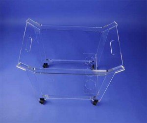 Chariot de service plexiglas - Devis sur Techni-Contact.com - 3