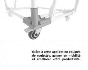 Chariot roll structure en aluminium - Devis sur Techni-Contact.com - 2