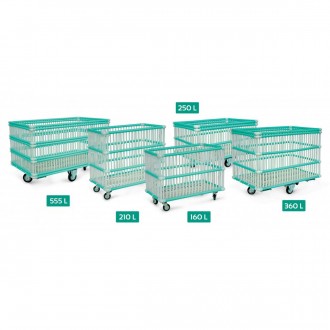 Chariots moplen pour le tri du linge sale - Devis sur Techni-Contact.com - 1