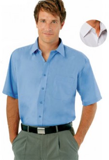 Chemise homme popeline manches courtes - Devis sur Techni-Contact.com - 1